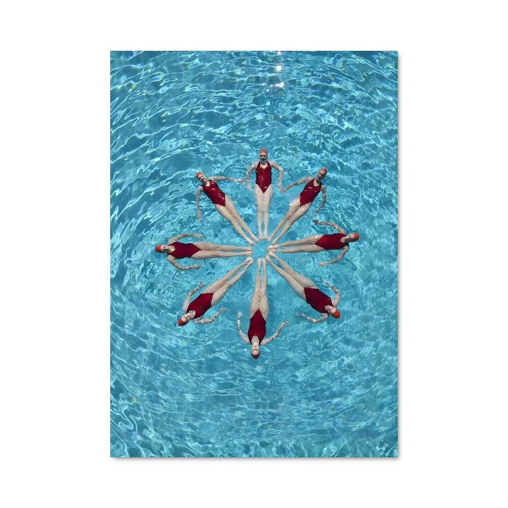 Poster Synchronized swimming